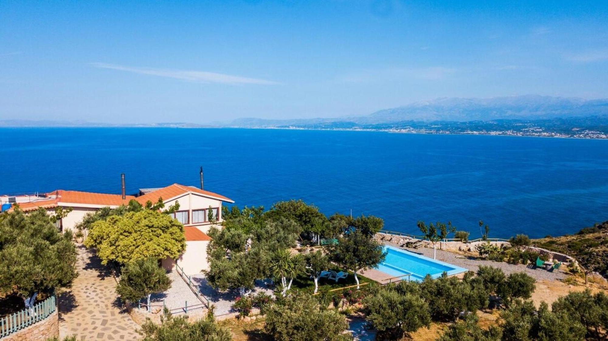 Villa Akrolithos With Private Pool Chania  Exterior photo